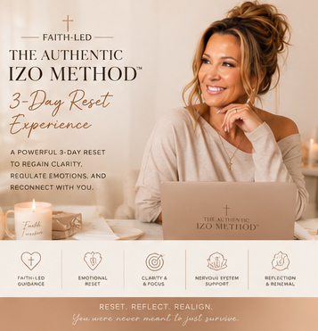 Faith-based 3-day reset coaching experience by Christina Izokovic for emotional healing, mindset transformation, and nervous system regulation