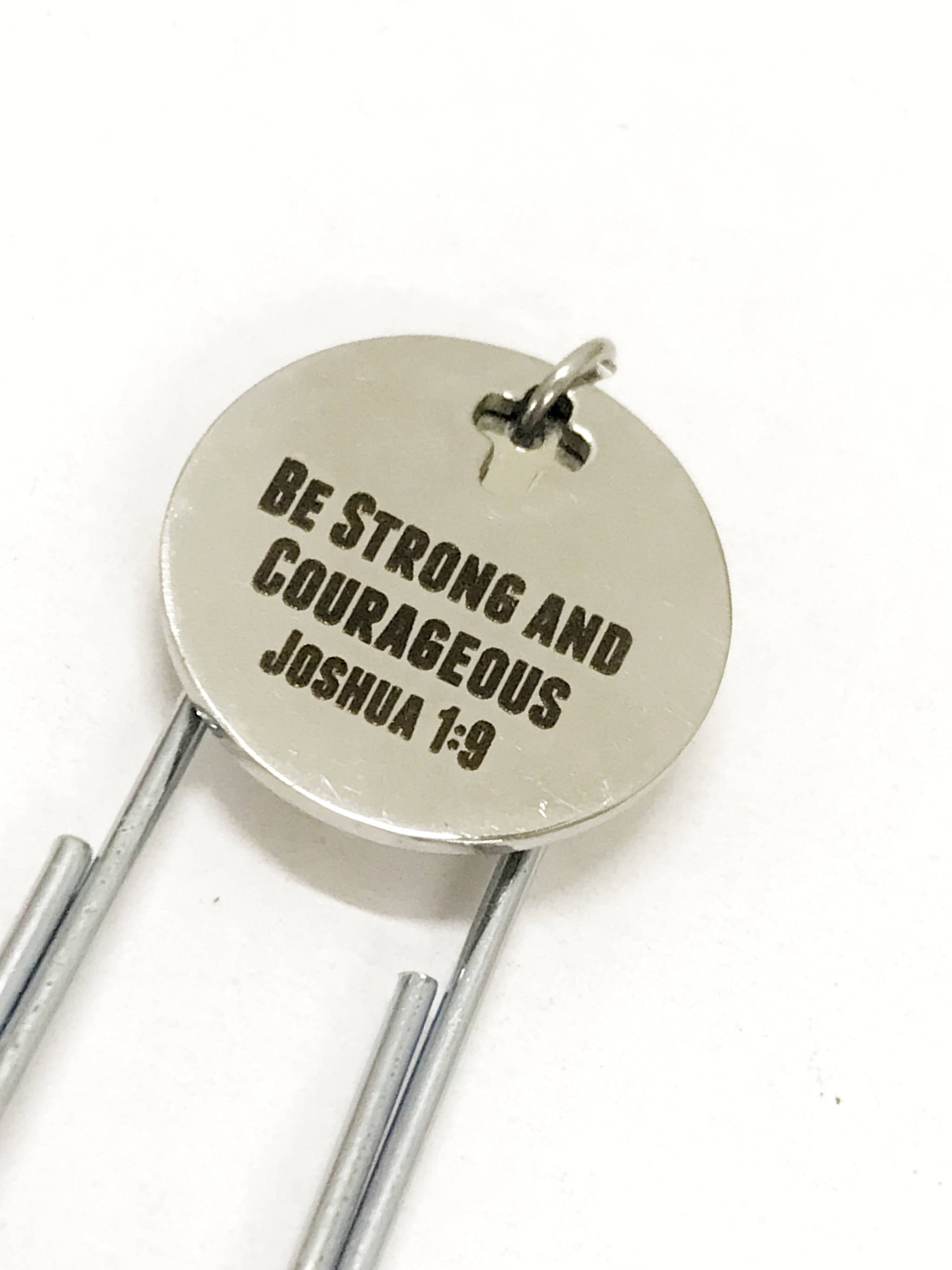 "Be Strong & Courageous" Joshua 1:9 – Christian Planner Bookmark Gift