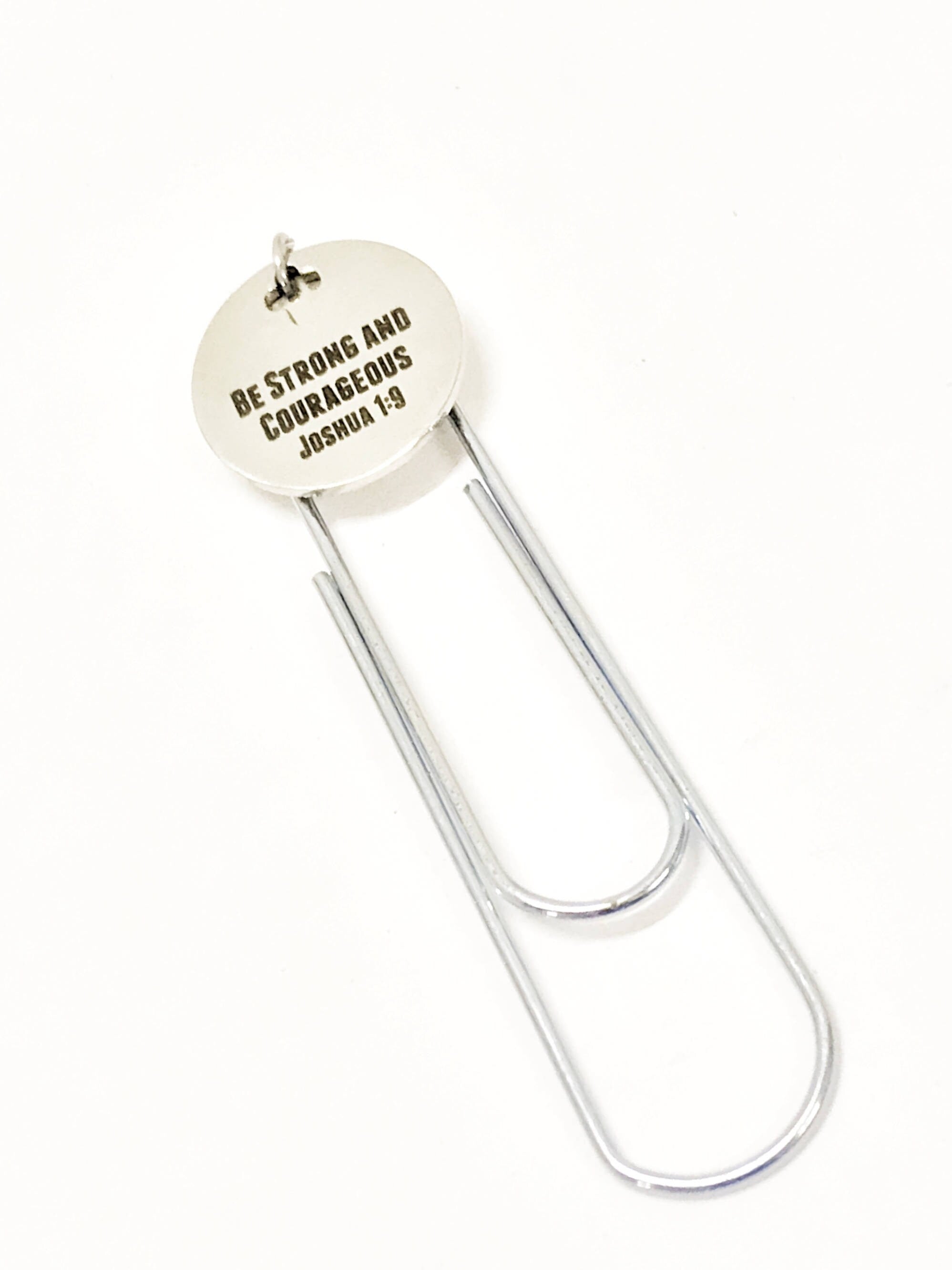 "Be Strong & Courageous" Joshua 1:9 – Christian Planner Bookmark Gift