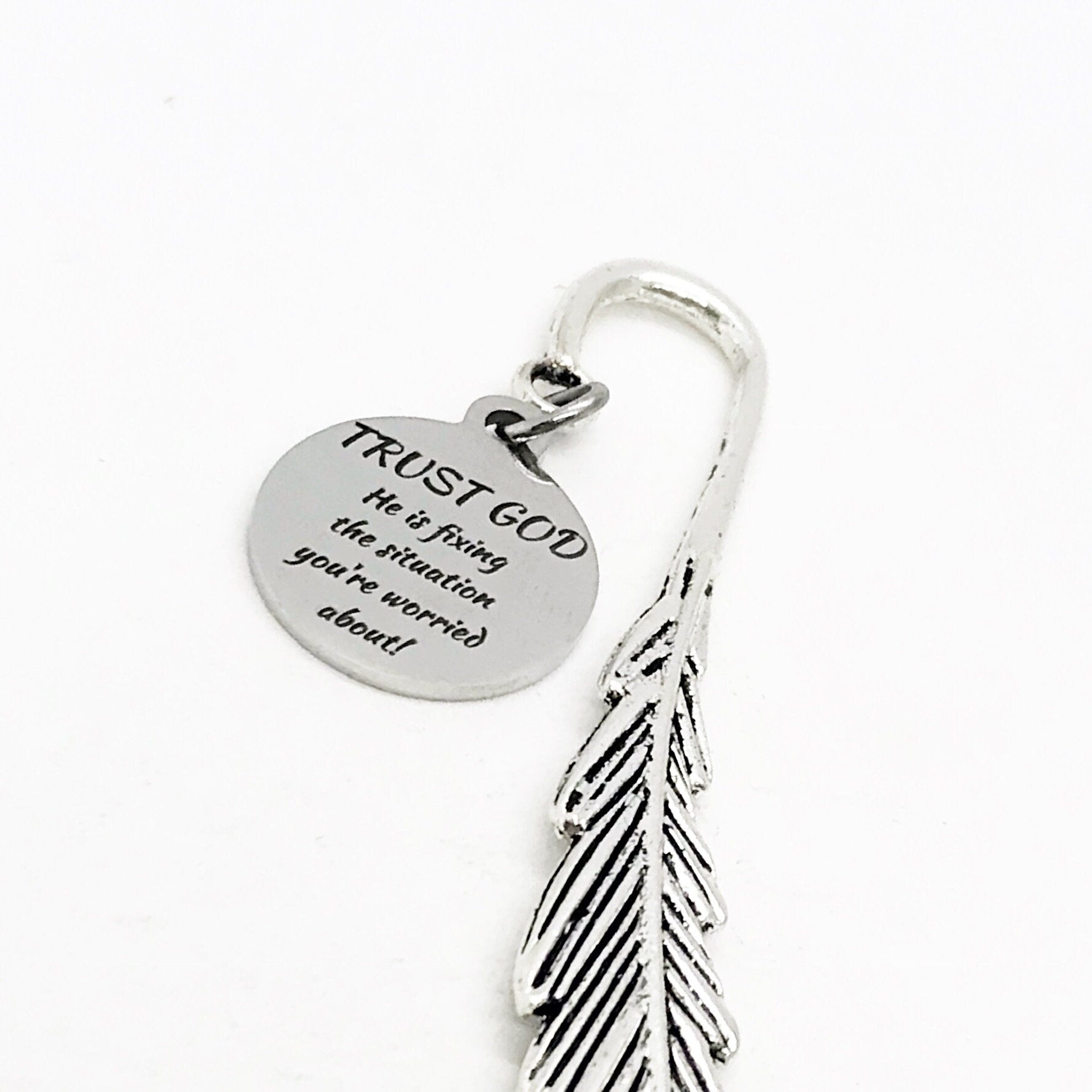 "Trust God – He Is Fixing the Situation You’re Worried About" Christian Bookmark
