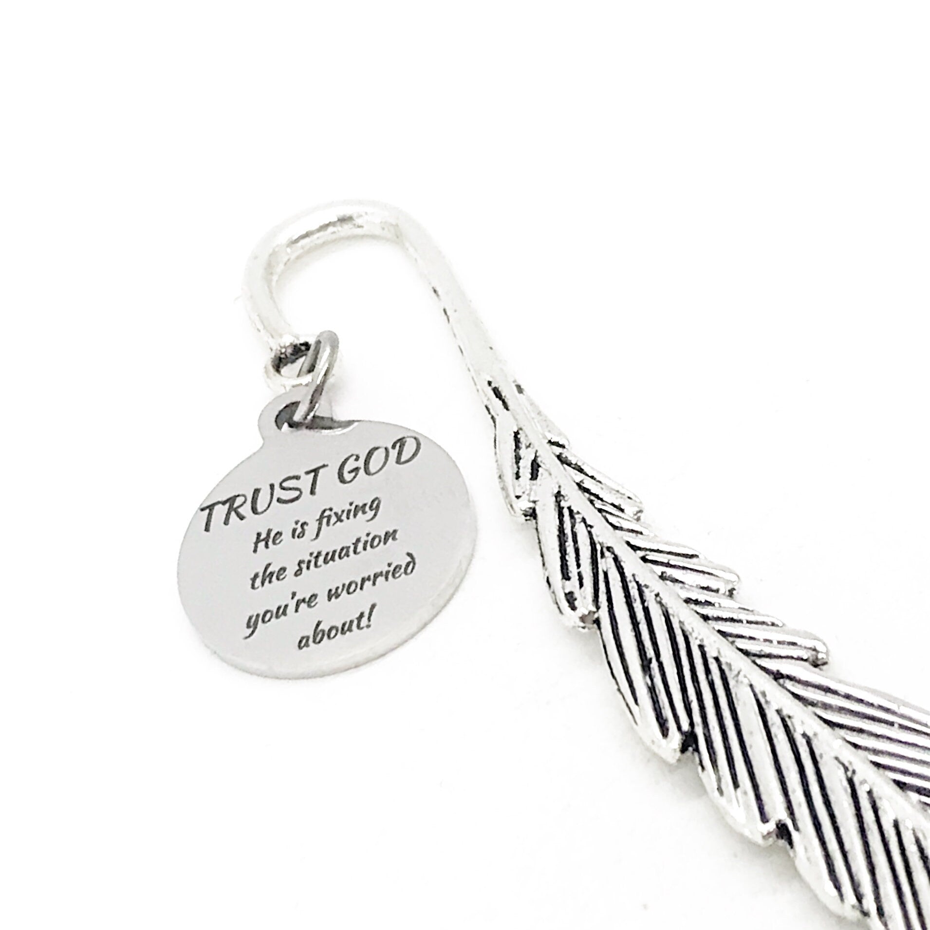 "Trust God – He Is Fixing the Situation You’re Worried About" Christian Bookmark