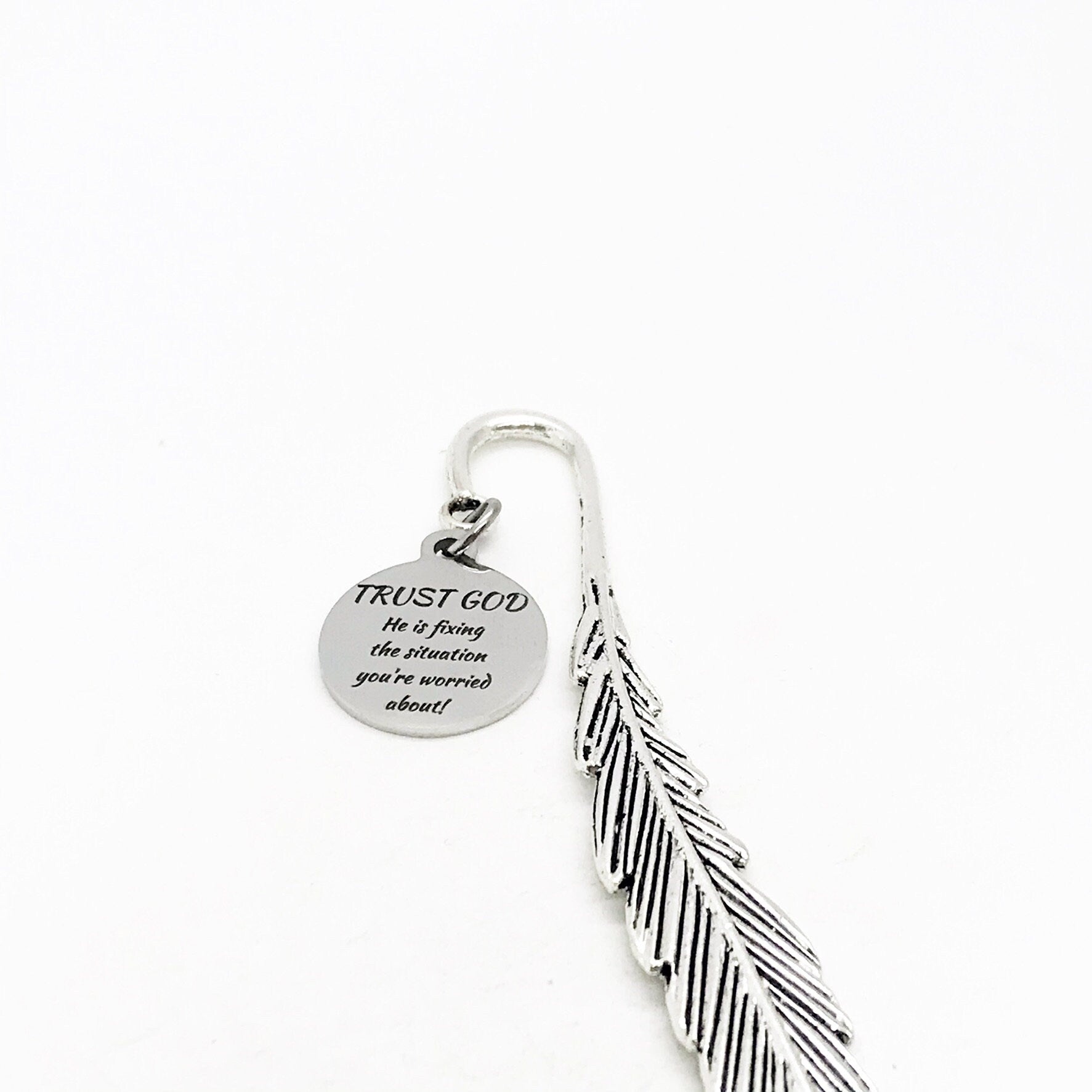 "Trust God – He Is Fixing the Situation You’re Worried About" Christian Bookmark