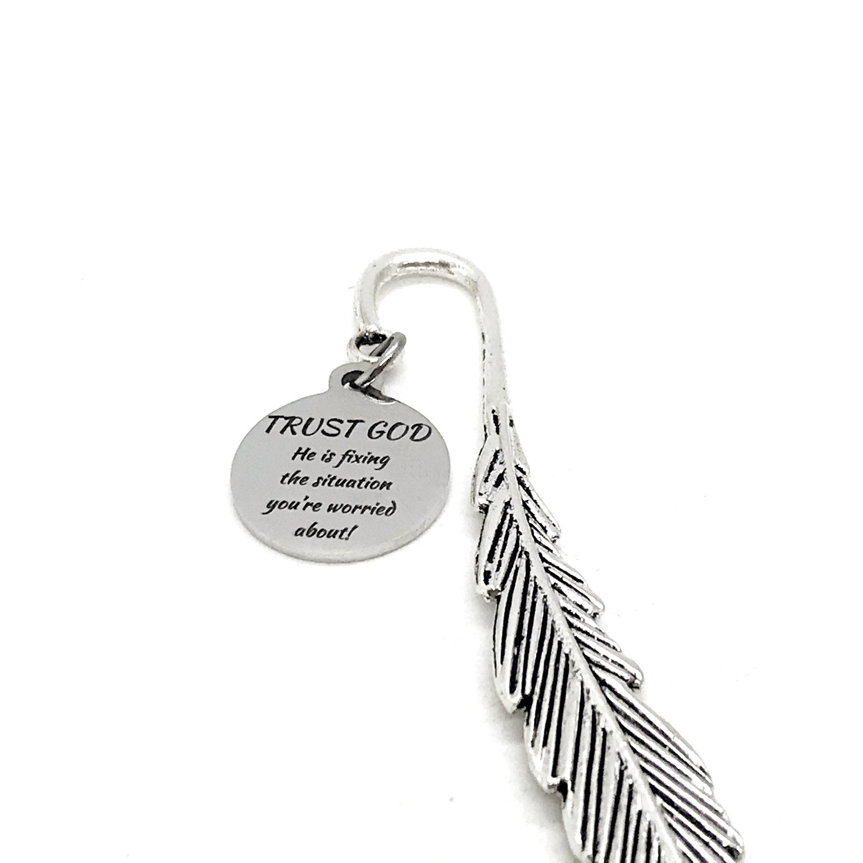 "Trust God – He Is Fixing the Situation You’re Worried About" Christian Bookmark